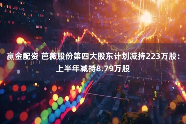 赢金配资 芭薇股份第四大股东计划减持223万股：上半年减持8.79万股
