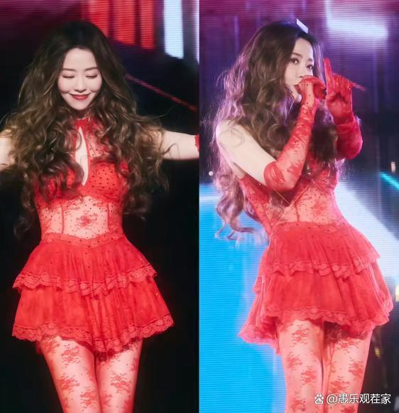金风资本 张靓颖穿个红衣服唱歌，怎么就“擦边”了？